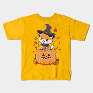 Shiba Pumpkin Kids T-Shirt